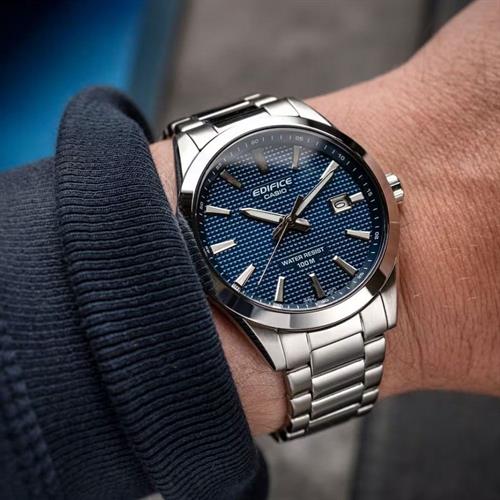 Đồng hồ Edifice Casio 40 mm Nam EFV-160D-2AVDF Màu Bạc