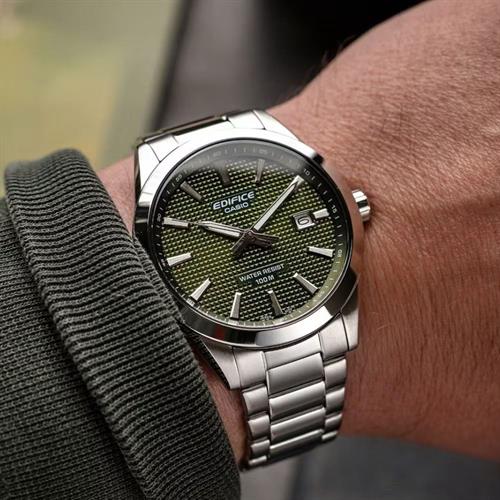 Đồng hồ Edifice Casio 40 mm Nam EFV-160D-3AVDF Màu Bạc