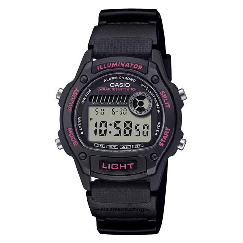 Đồng hồ Casio 36.6 mm Unisex W-220H-1A2VDF Màu Đen