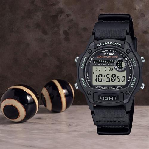 Đồng hồ Casio 36.6 mm Unisex W-220H-1AVDF Màu Đen