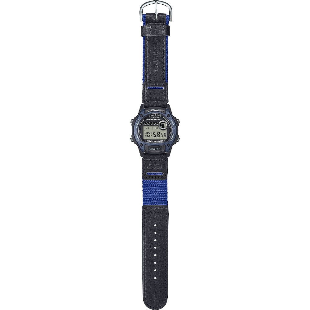 Đồng hồ Casio Timeless 36.6 mm Unisex W-220HF-2AVDF Màu Đen