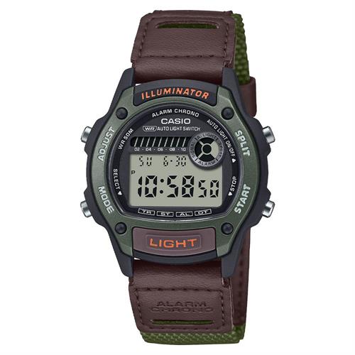 Đồng hồ Casio 36.6 mm Unisex W-220HF-3AVDF Màu Nâu