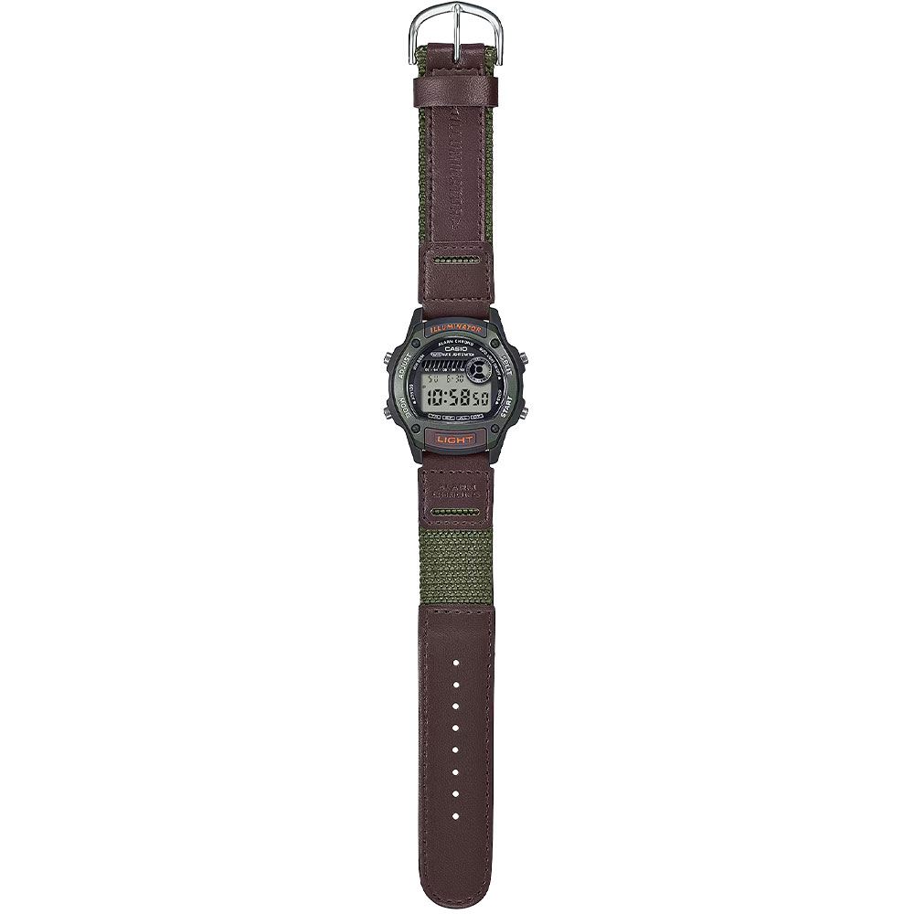 Đồng hồ Casio Timeless 36.6 mm Unisex W-220HF-3AVDF Màu Nâu