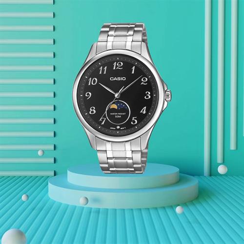 Đồng hồ Casio 42.5 mm Nam MTP-M110D-1AVDF Màu Bạc