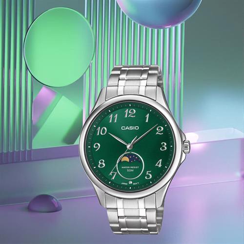 Đồng hồ Casio 42.5 mm Nam MTP-M110D-3AVDF Màu Bạc