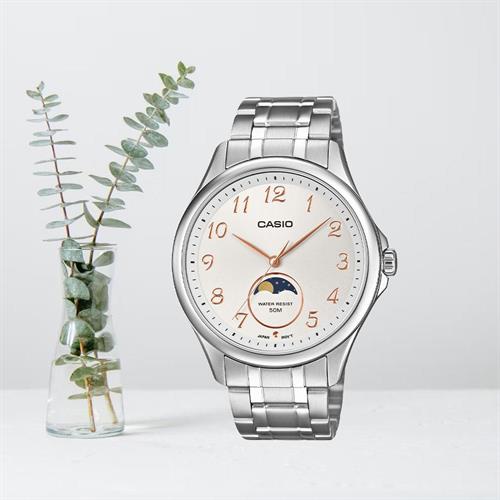 Đồng hồ Casio 42.5 mm Nam MTP-M110D-7AVDF Màu Bạc