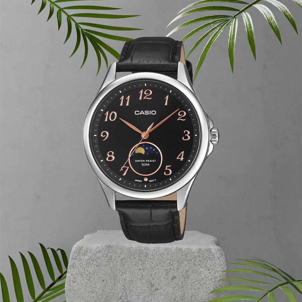 Đồng hồ Casio Timeless 42.5 mm Nam MTP-M110L-1AVDF Màu Đen