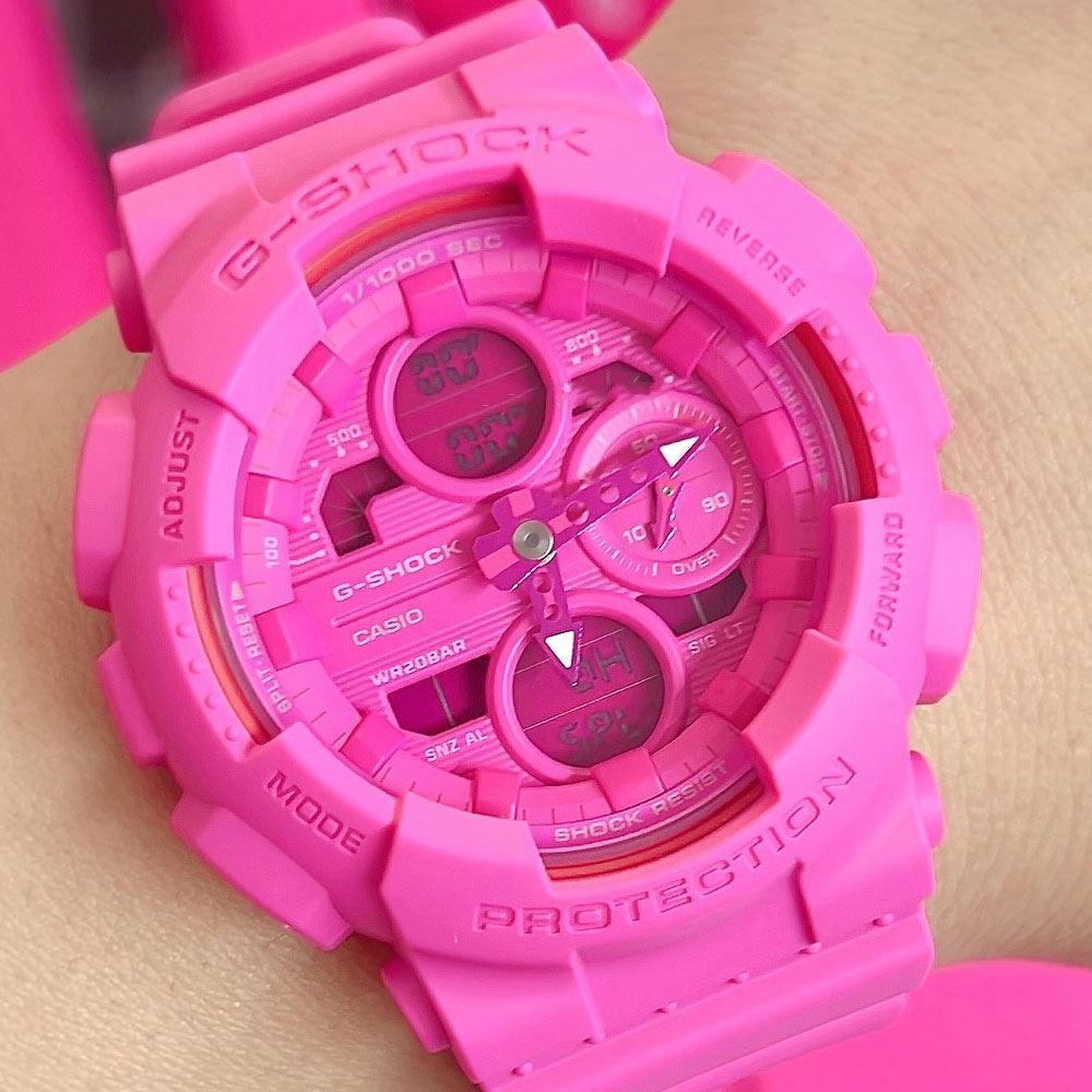 Đồng hồ G-Shock 45.9 mm Nữ GMA-S145PK-4ADR Màu Hồng