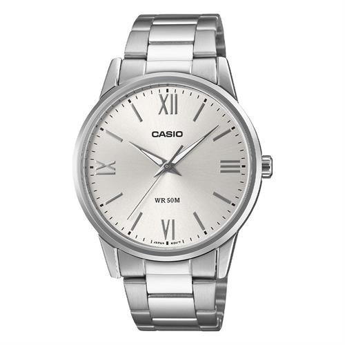 Đồng hồ Casio 40 mm Nam MTP-1303DD-7AVDF Màu Bạc