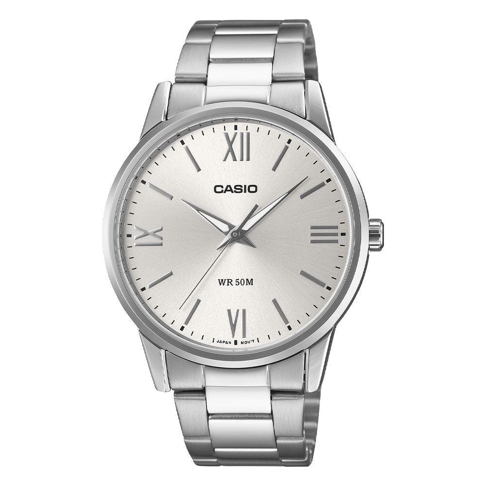 Đồng hồ Casio Timeless 40 mm Nam MTP-1303DD-7AVDF Màu Bạc