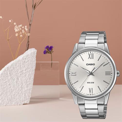 Đồng hồ Casio 40 mm Nam MTP-1303DD-7AVDF Màu Bạc