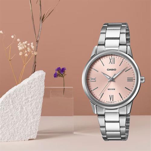 Đồng hồ Casio 30.5 mm Nữ LTP-1303DD-4AVDF Màu Bạc