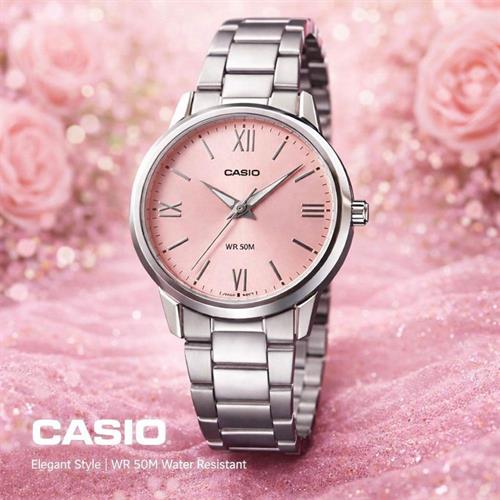 Đồng hồ Casio 30.5 mm Nữ LTP-1303DD-4AVDF Màu Bạc