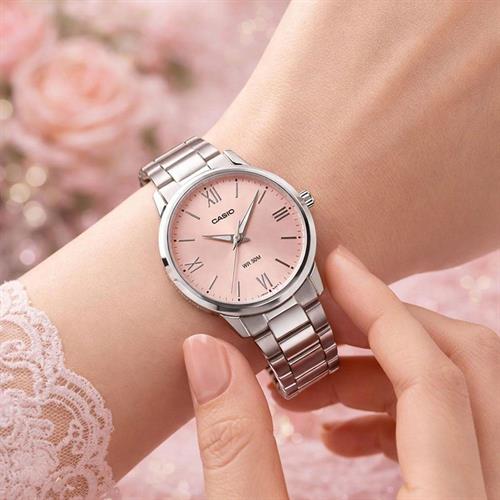 Đồng hồ Casio 30.5 mm Nữ LTP-1303DD-4AVDF Màu Bạc