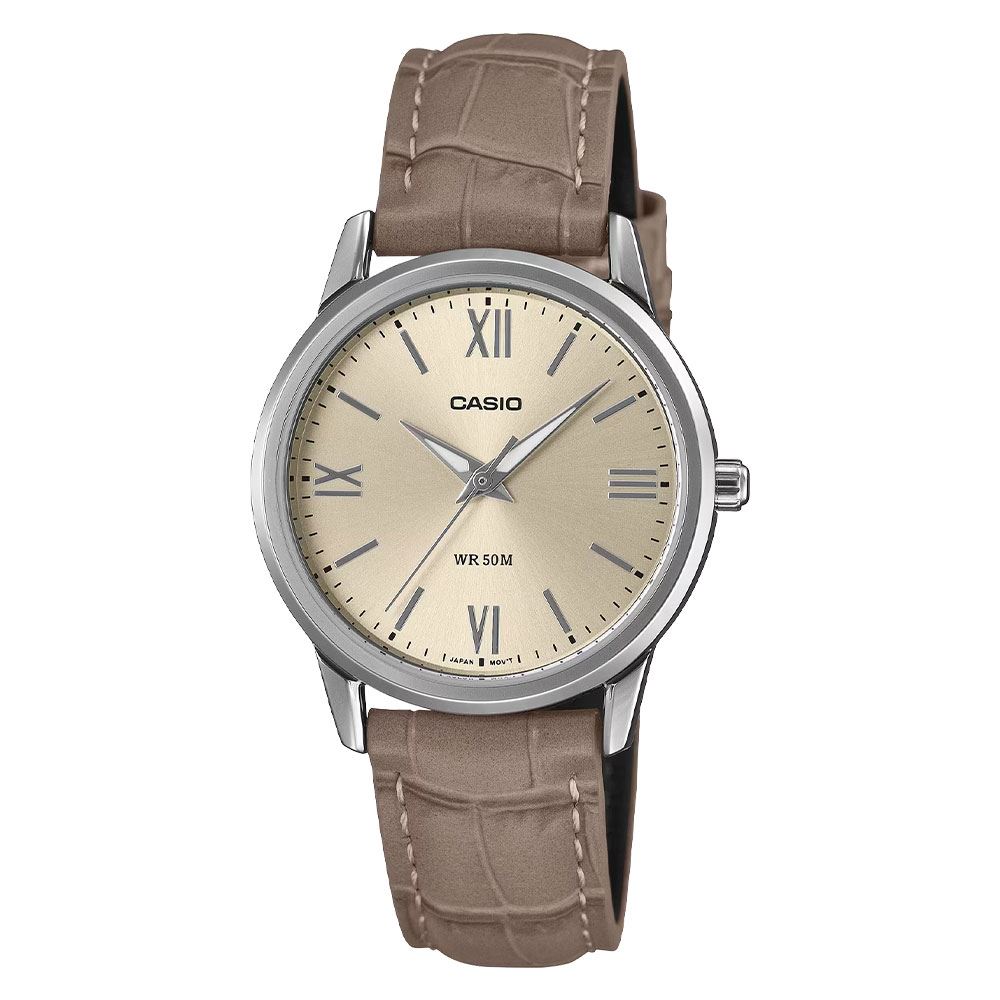 Đồng hồ Casio Timeless 30.5 mm Nữ LTP-1303LL-7AVDF Màu Nâu