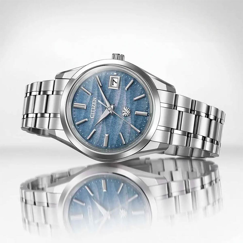 Đồng hồ Citizen 38 mm Nam AQ4100-65H Màu Bạc