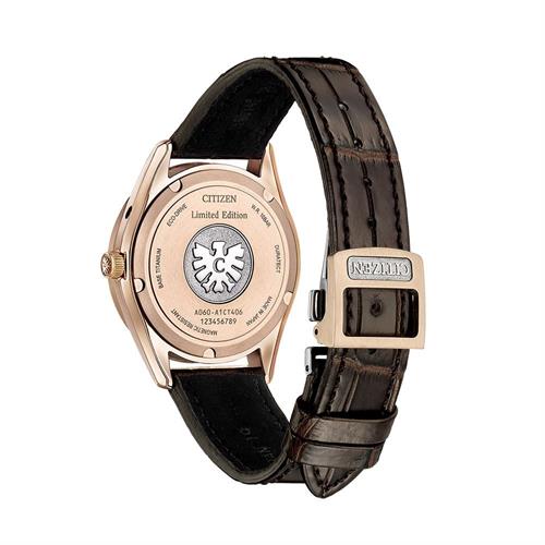 Đồng hồ Citizen 38 mm Nam AQ4106-00W Màu Nâu
