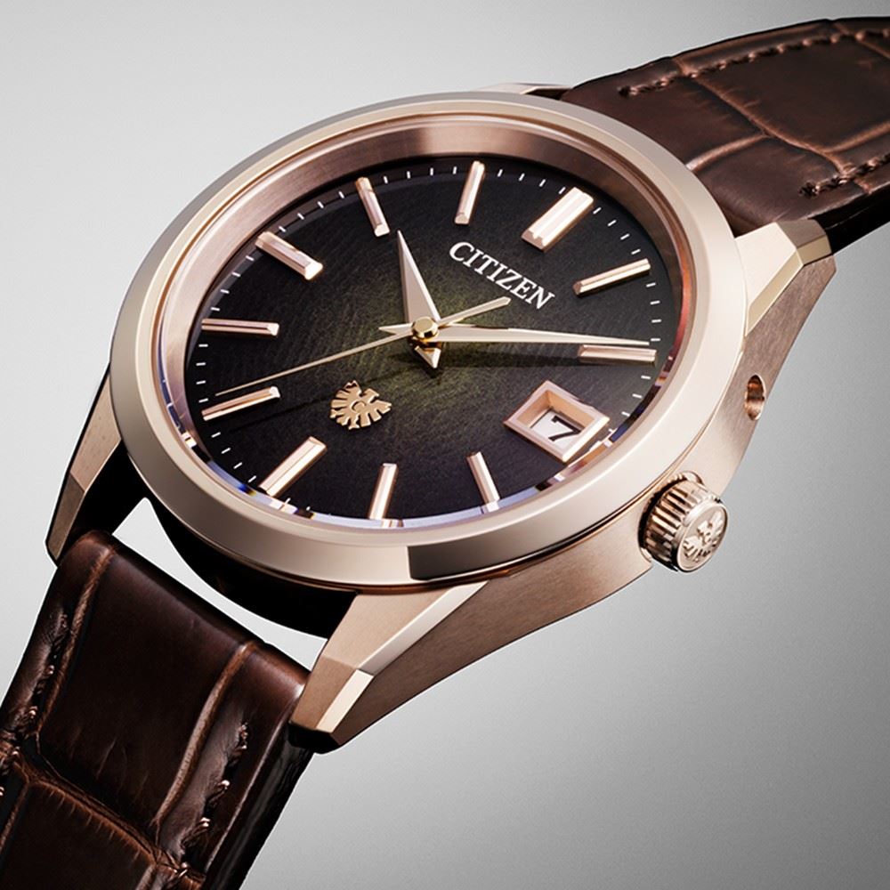 Đồng hồ Citizen 38 mm Nam AQ4106-00W Màu Nâu