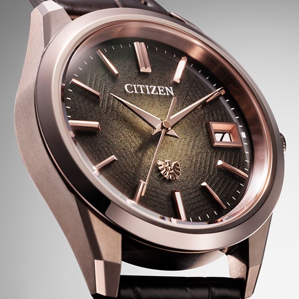 Đồng hồ Citizen 38 mm Nam AQ4106-00W Màu Nâu
