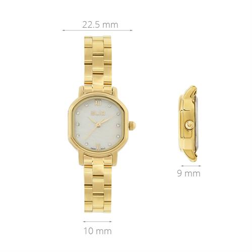 Đồng hồ Elio 22.5 mm Nữ ES237-03 Màu Vàng