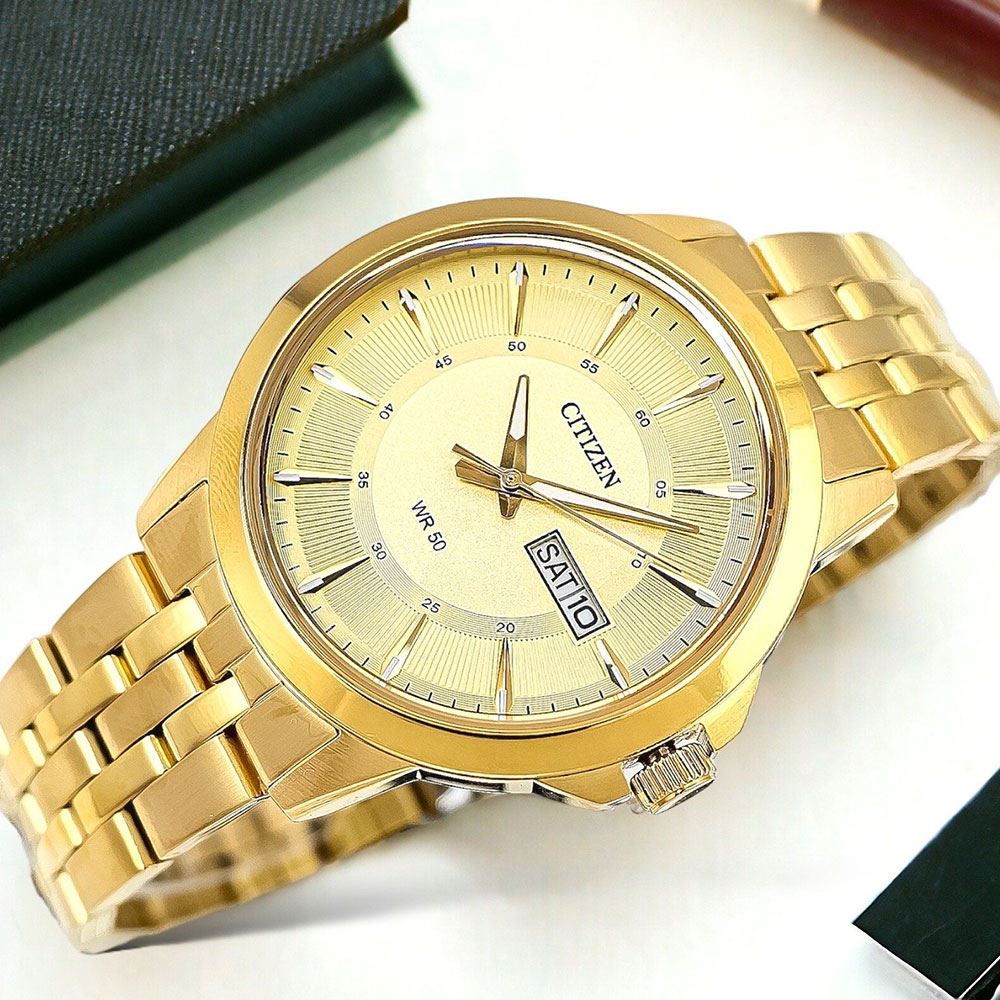 Đồng hồ Citizen 41 mm Nam BF2013-56P Màu Vàng