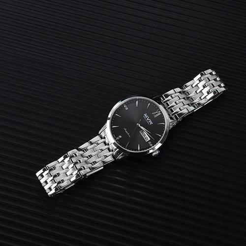 Đồng hồ MVW 40 mm Nam MS100-02 Màu Bạc