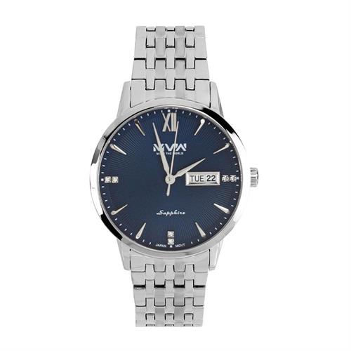 Đồng hồ MVW 40 mm Nam MS100-03 Màu Bạc