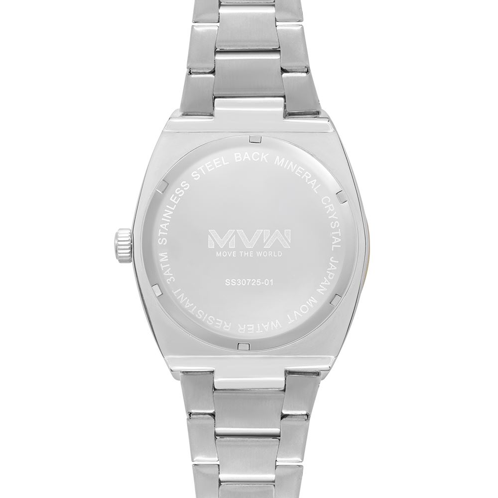 Đồng hồ MVW 44 mm Nam SS30725-01 Màu Màu kết hợp