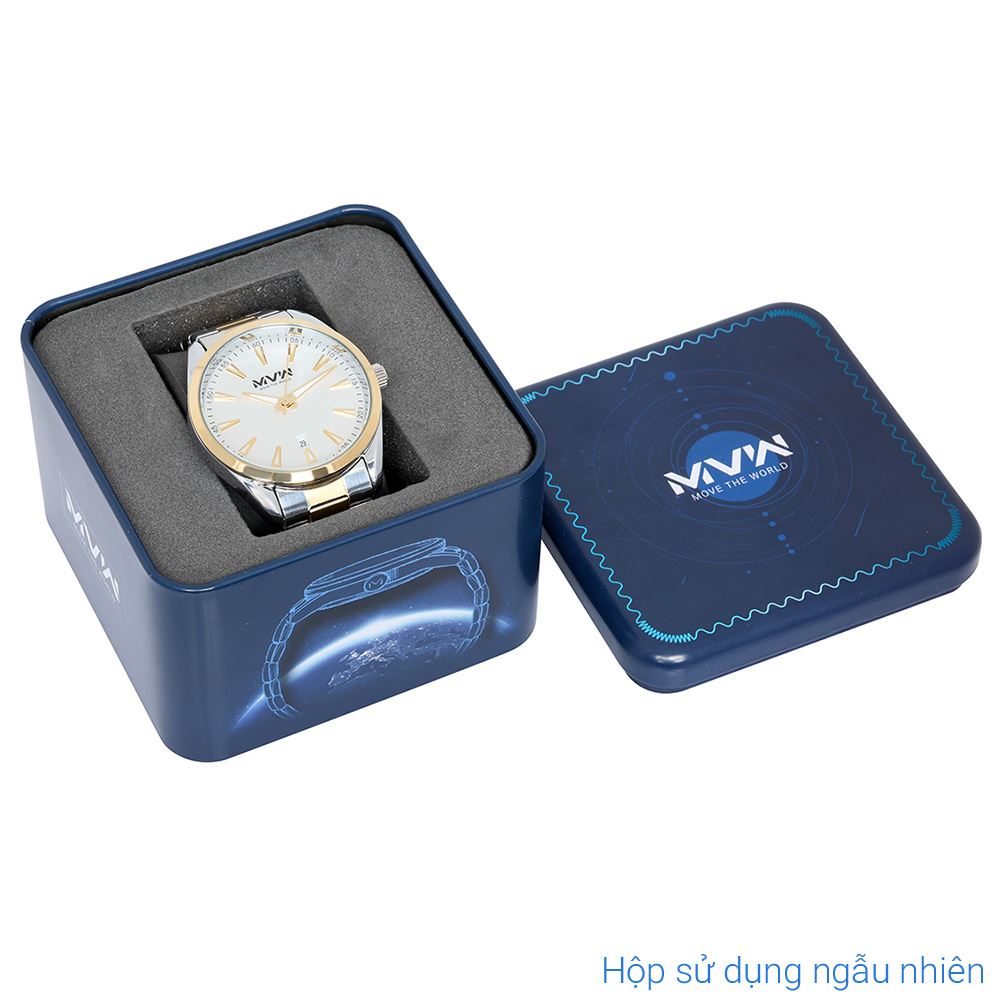 Đồng hồ MVW 41 mm Nam SS30725-03 Màu Màu kết hợp