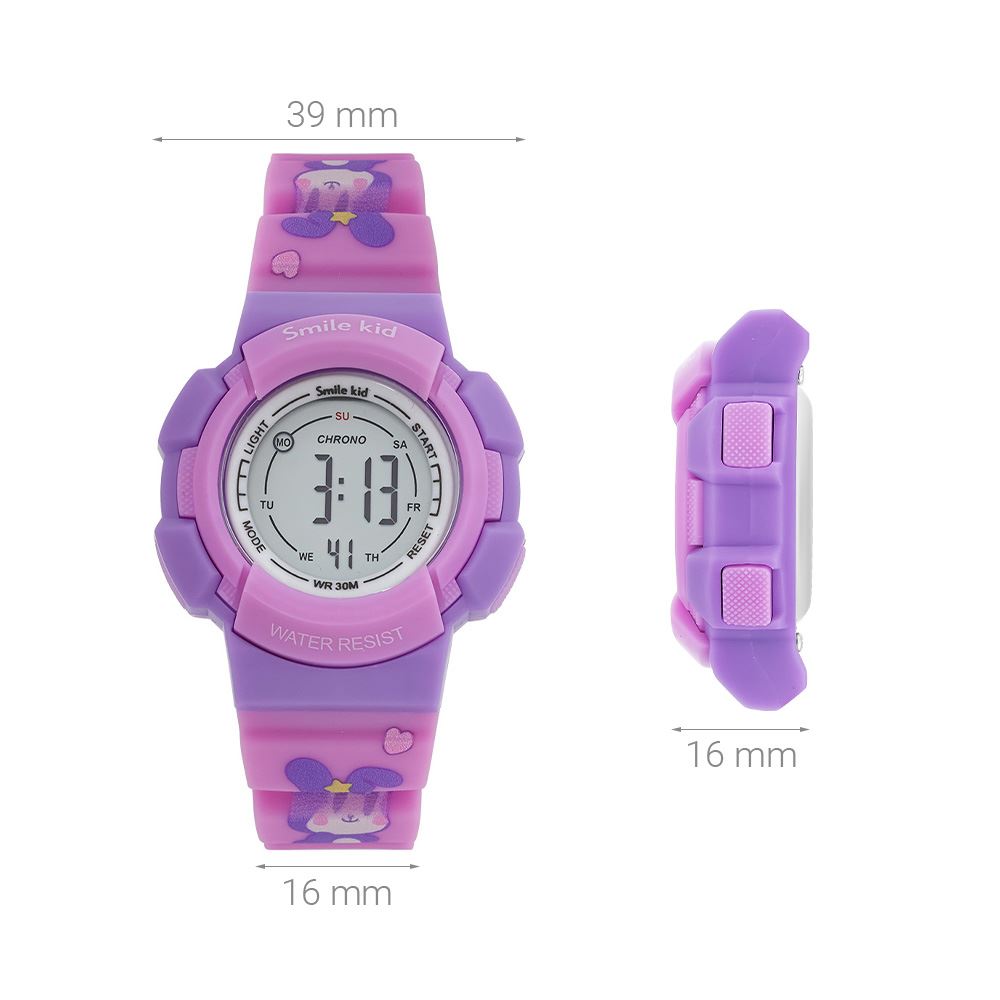 Đồng hồ Smile Kid 39 mm Trẻ em SL126-06 Màu Tím