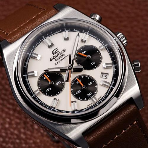 Đồng hồ Edifice Casio 40 mm Nam EFB-730L-7AVUDF Màu Nâu