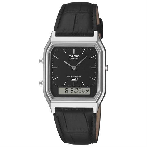 Đồng hồ Casio 29.8 mm Unisex AQ-230EL-1ADF Màu Đen