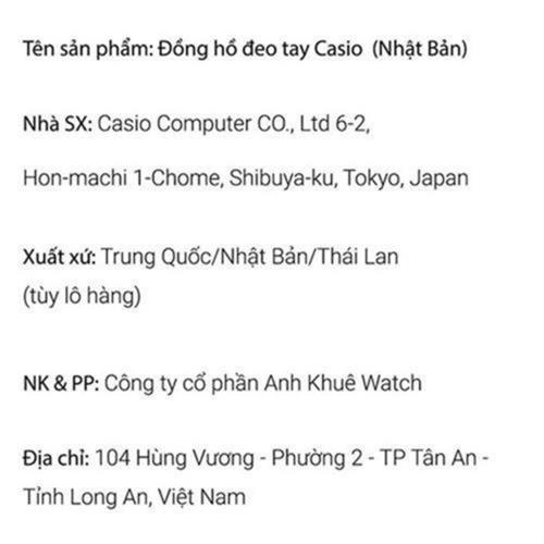 Đồng hồ Casio 42 mm Nam MTP-E510D-3AVDF Màu Bạc