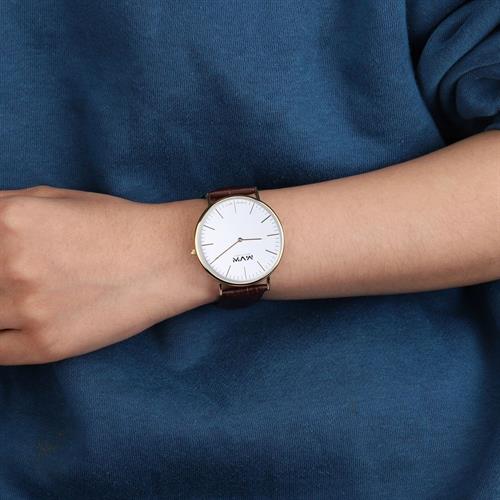 Đồng hồ MVW 40.5 mm Nam LT30725-02 Màu Nâu