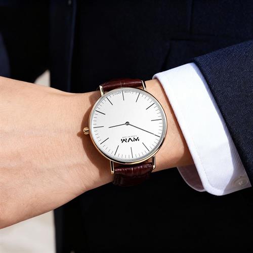 Đồng hồ MVW 40.5 mm Nam LT30725-02 Màu Nâu