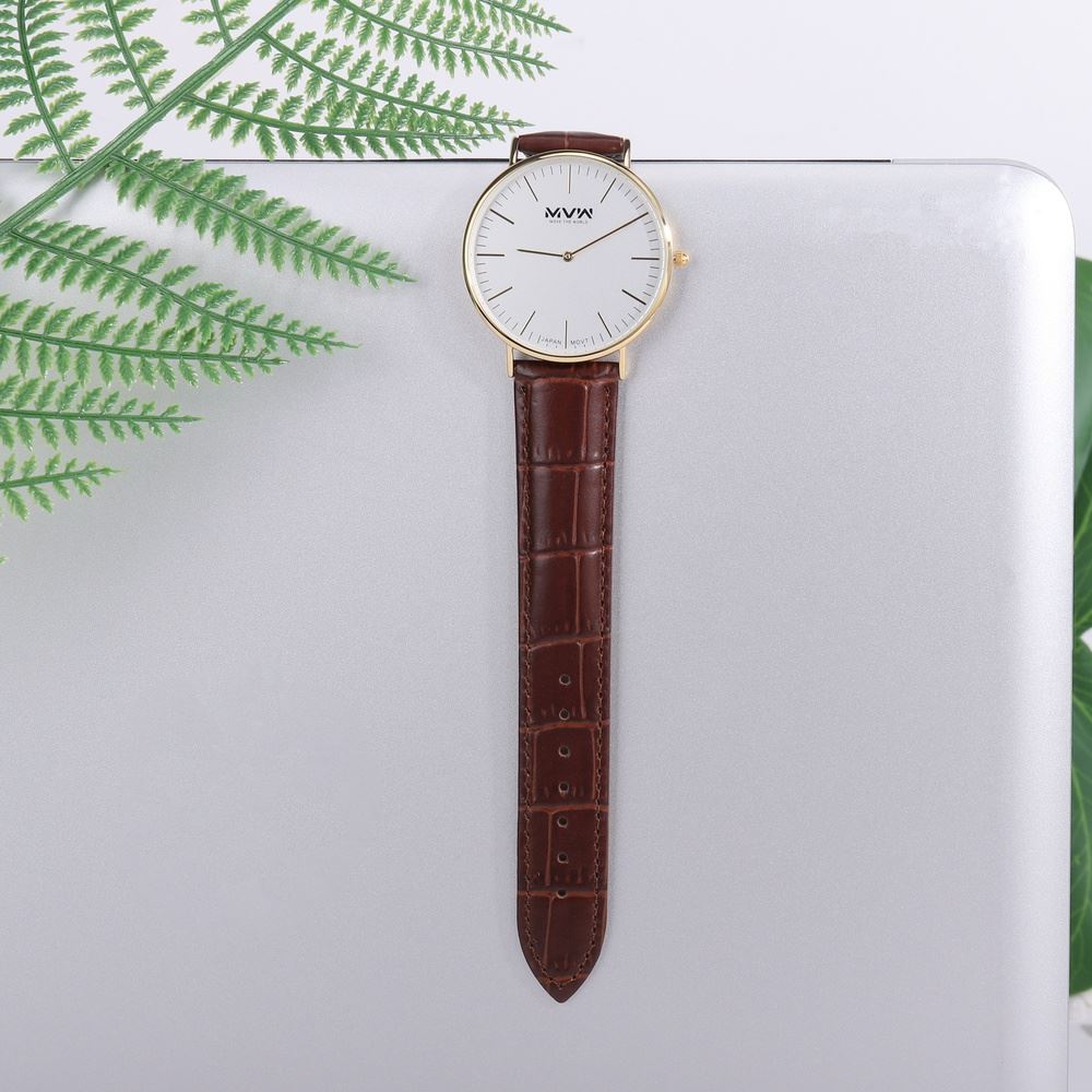 Đồng hồ MVW 40.5 mm Nam LT30725-02 Màu Nâu