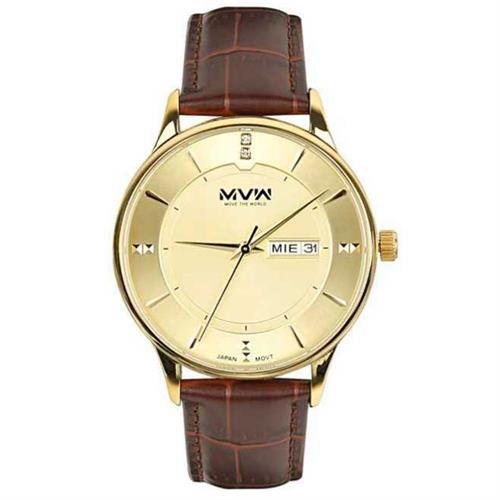 Đồng hồ MVW 41.2 mm Nam LT30725-03 Màu Nâu