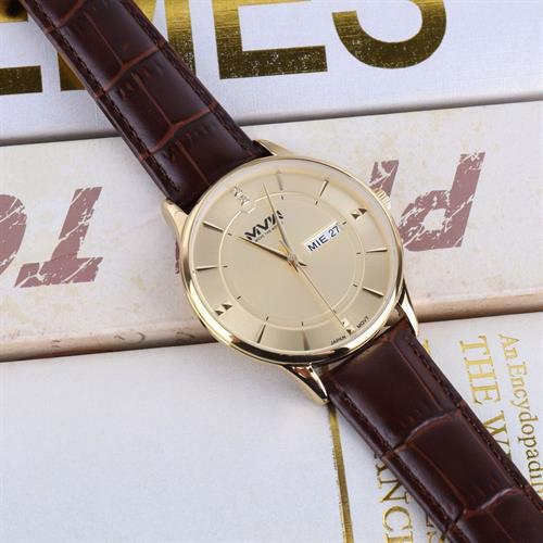 Đồng hồ MVW 41.2 mm Nam LT30725-03 Màu Nâu