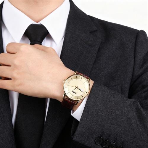 Đồng hồ MVW 41.2 mm Nam LT30725-03 Màu Nâu