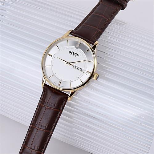 Đồng hồ MVW 41.2 mm Nam LT30725-04 Màu Nâu