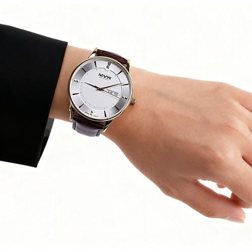 Đồng hồ MVW 41.2 mm Nam LT30725-04 Màu Nâu