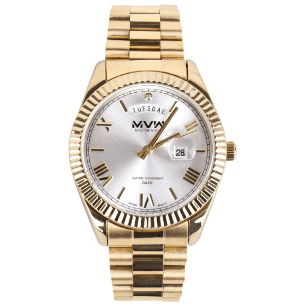 Đồng hồ MVW 40 mm Nam SS30725-04 Màu Vàng