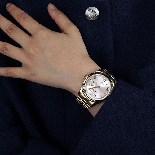 Đồng hồ MVW 40 mm Nam SS30725-04 Màu Vàng