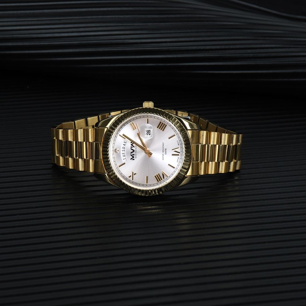 Đồng hồ MVW 40 mm Nam SS30725-04 Màu Vàng