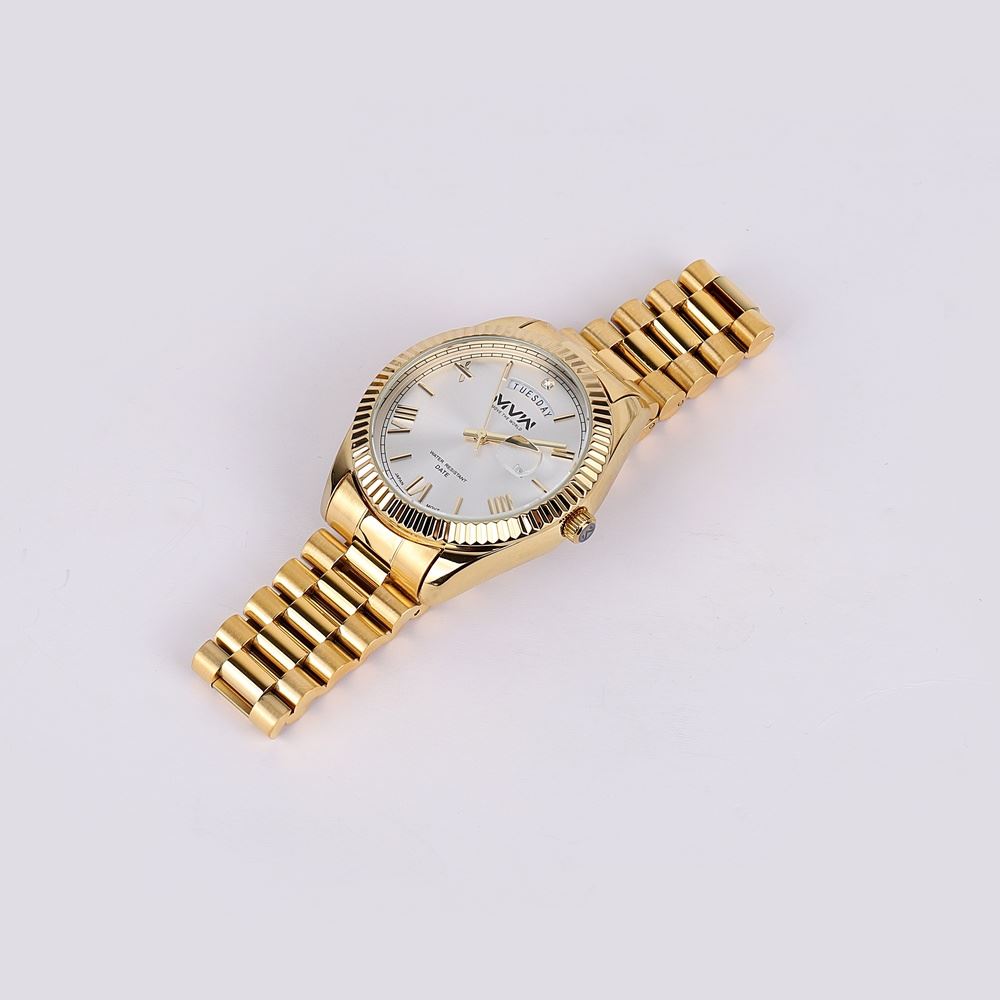 Đồng hồ MVW 40 mm Nam SS30725-04 Màu Vàng