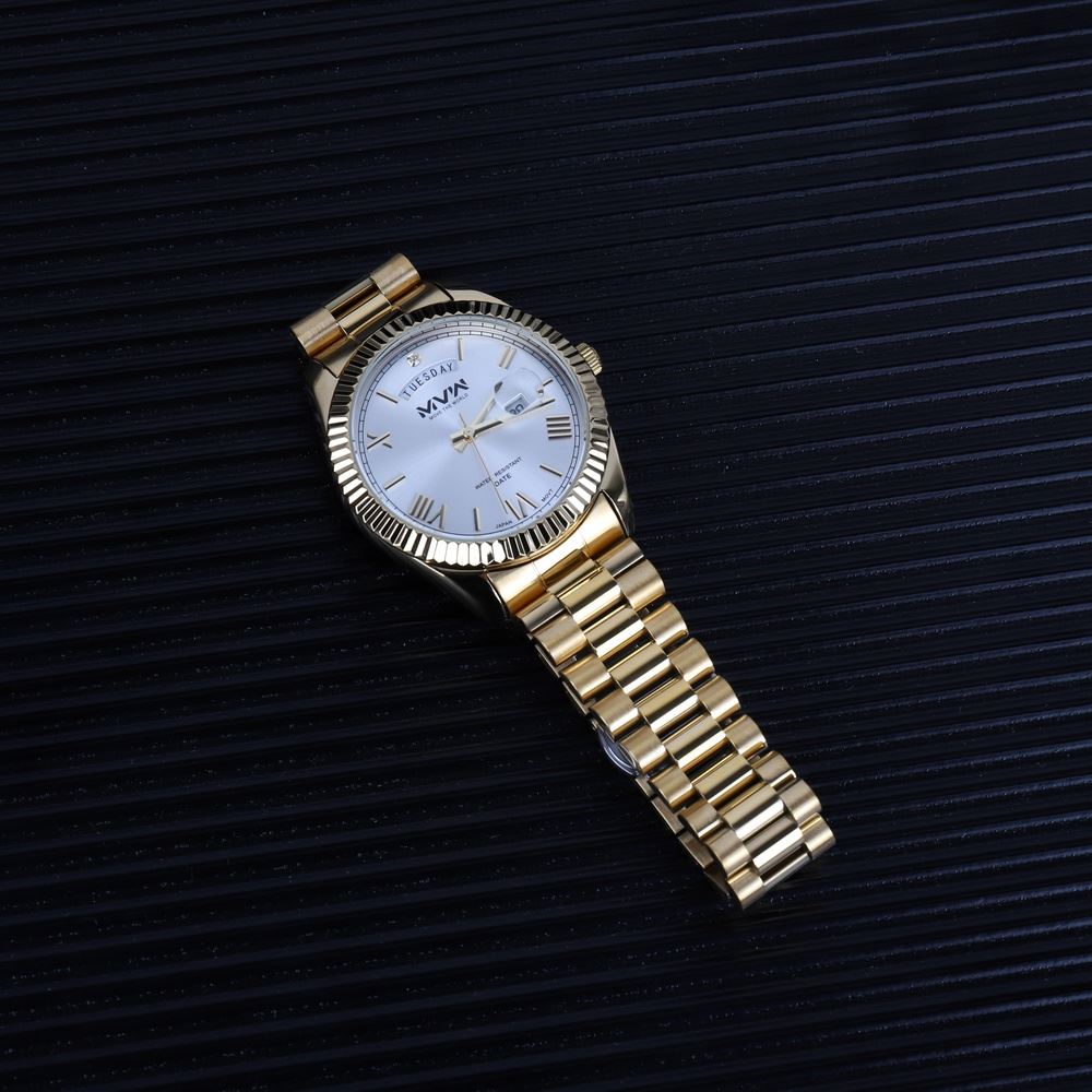 Đồng hồ MVW 40 mm Nam SS30725-04 Màu Vàng