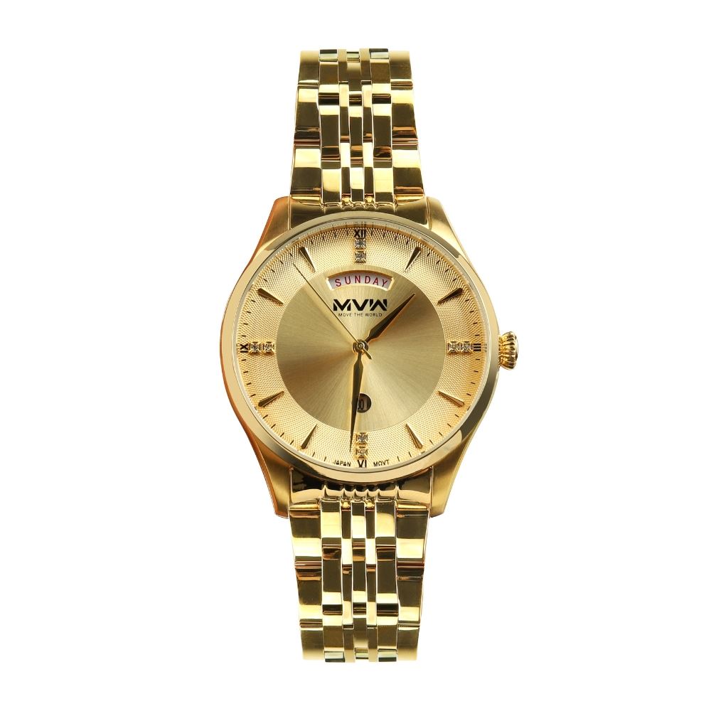 Đồng hồ MVW 42 mm Nam SS30725-11 Màu Vàng