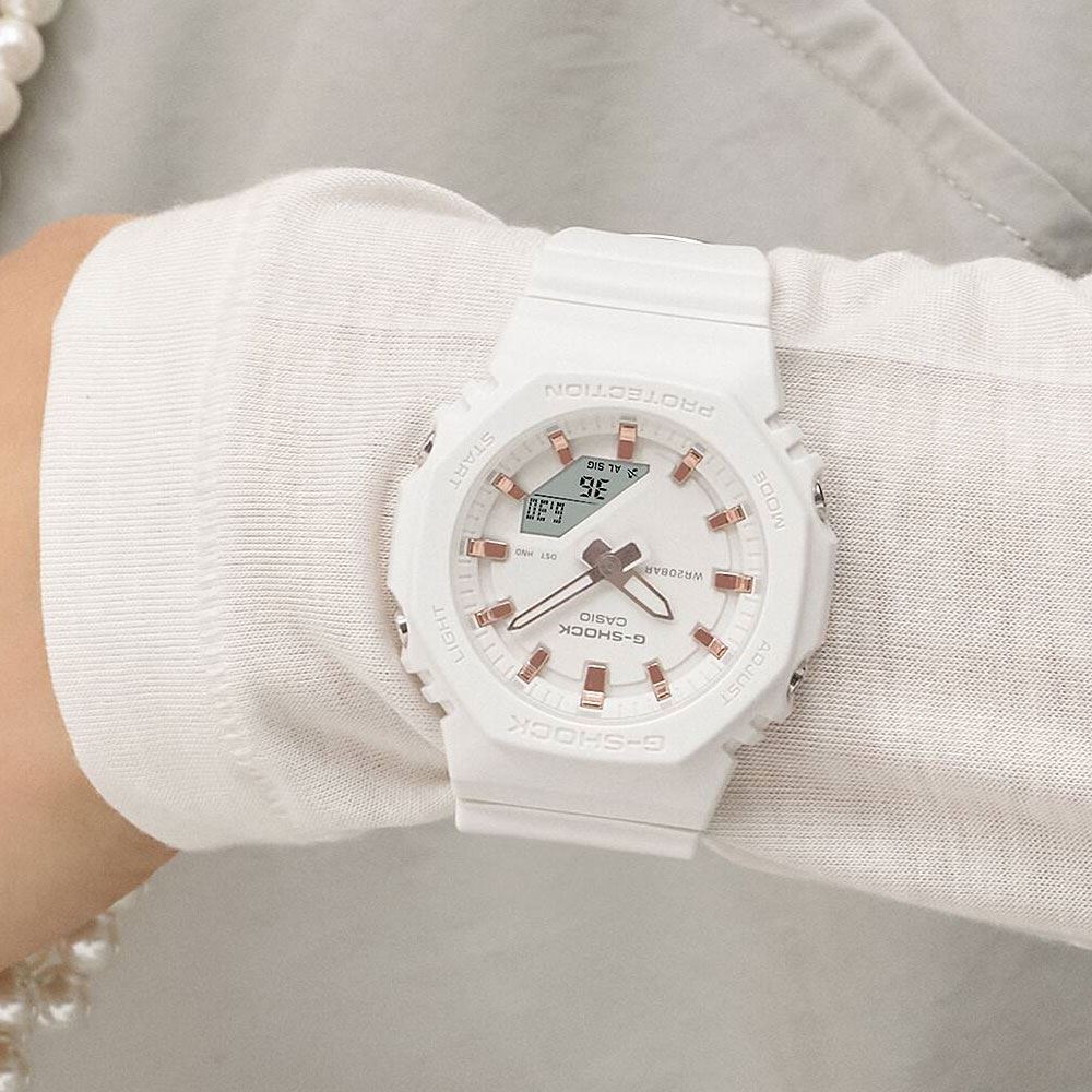 Đồng hồ G-Shock 40.2 mm Nữ GMA-P2100M-7ADR Màu Trắng