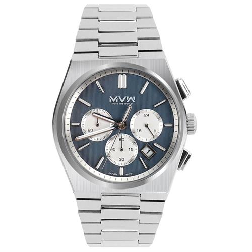 Đồng hồ MVW 41 mm Nam MS107-01 Màu Bạc