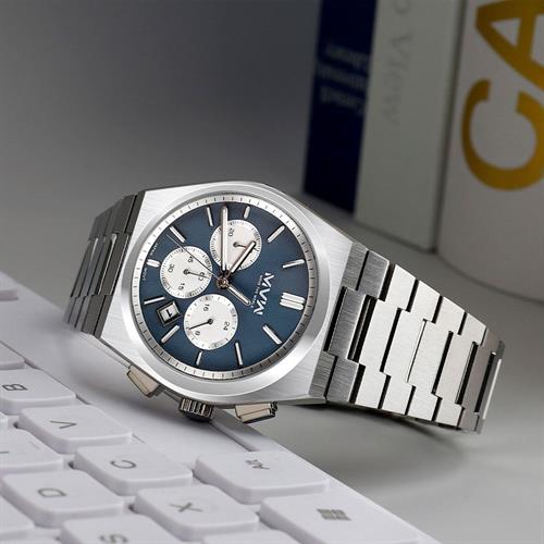 Đồng hồ MVW 41 mm Nam MS107-01 Màu Bạc